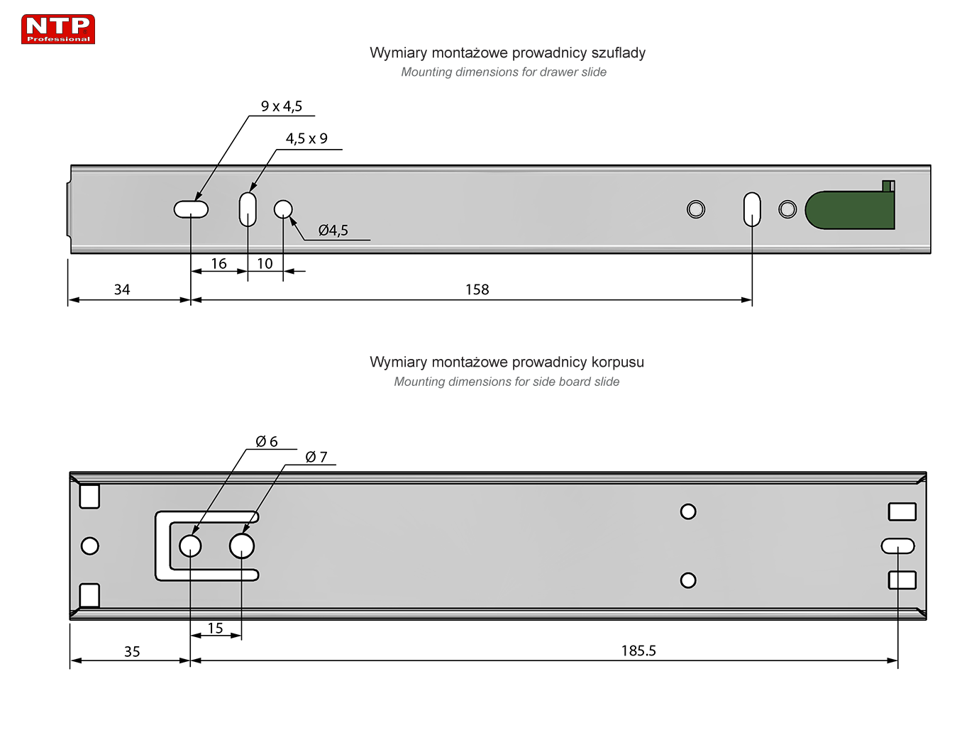 PK45V-250 rysunek techniczny